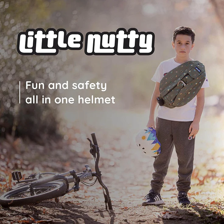 Nutcase Kinder Fahrradhelm Little Nutty Gloss, Mtn. Calling, 48-52 cm – Bild 2