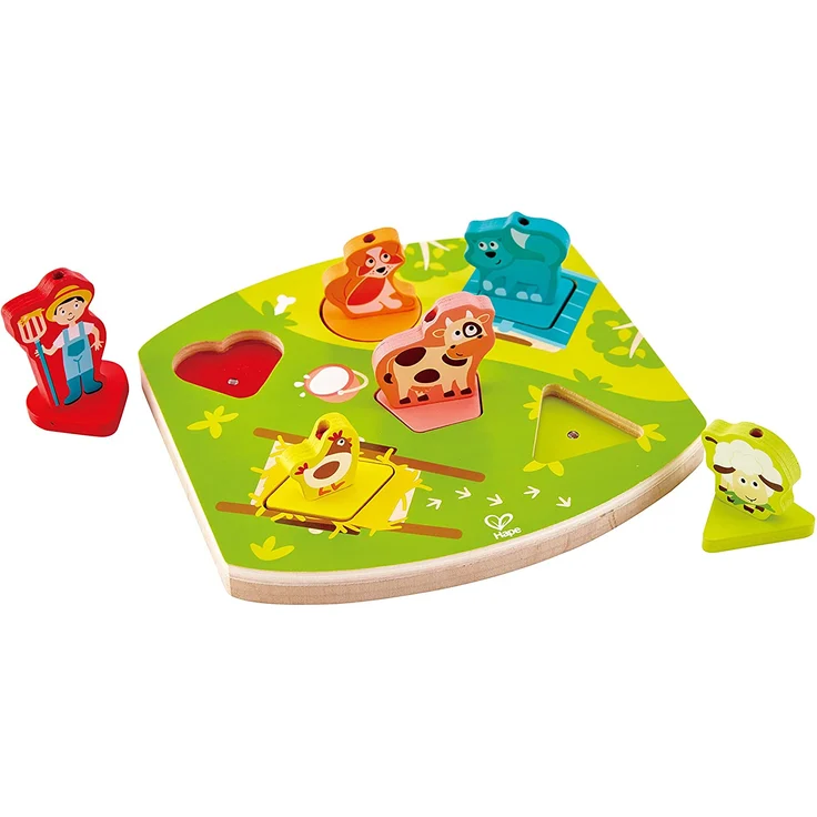 Hape E1614 Bauernhof-Geräusche-Puzzle – Bild 2