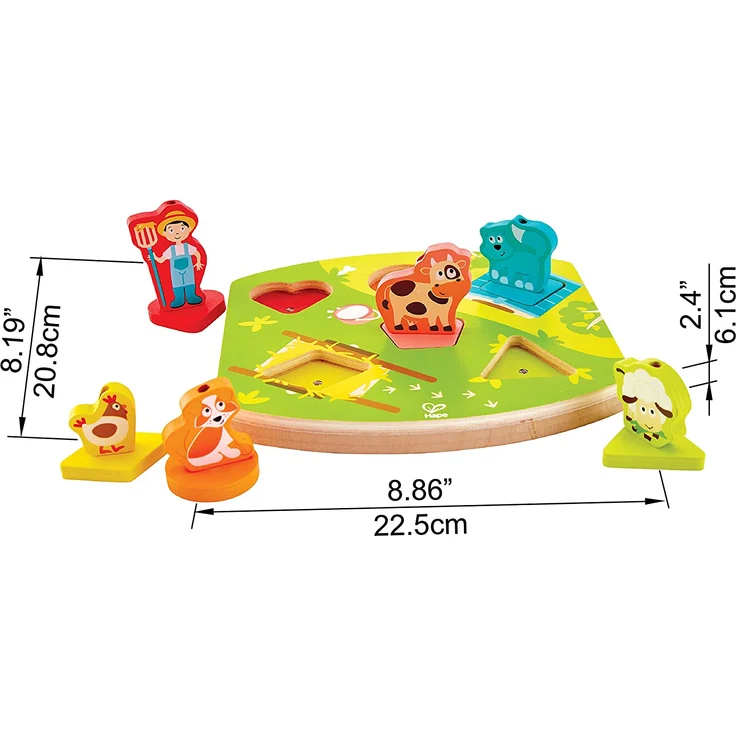 Hape E1614 Bauernhof-Geräusche-Puzzle – Bild 7