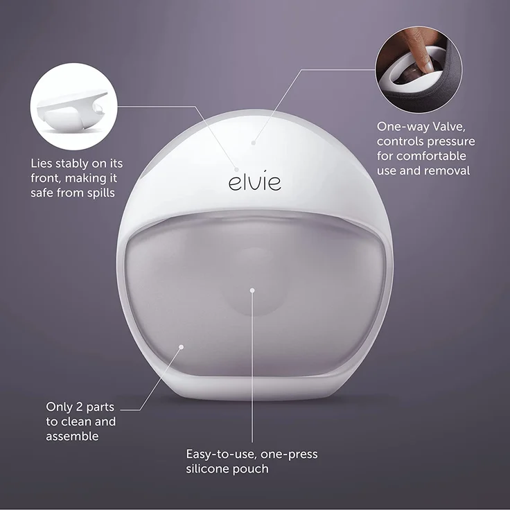 Elvie Curve Milchpumpe Weiß - Preisvergleich – Bild 5