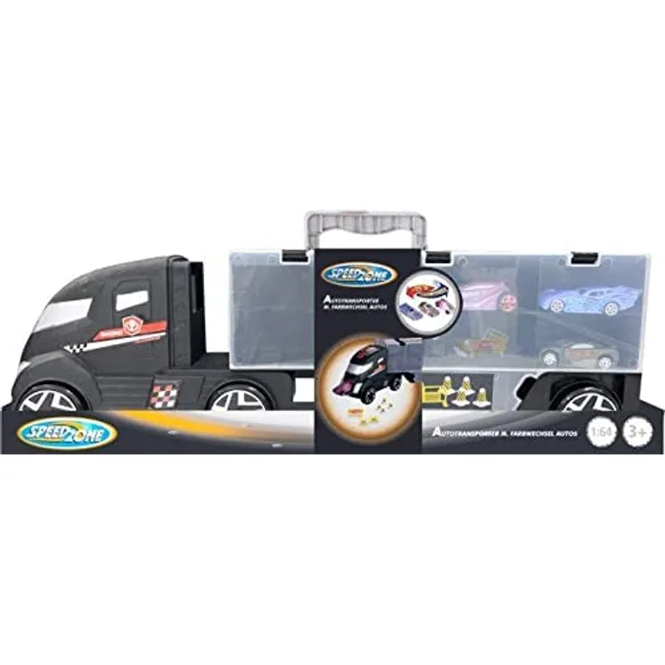 Speedzone - Autotransporter m. Farbwechsel Autos
