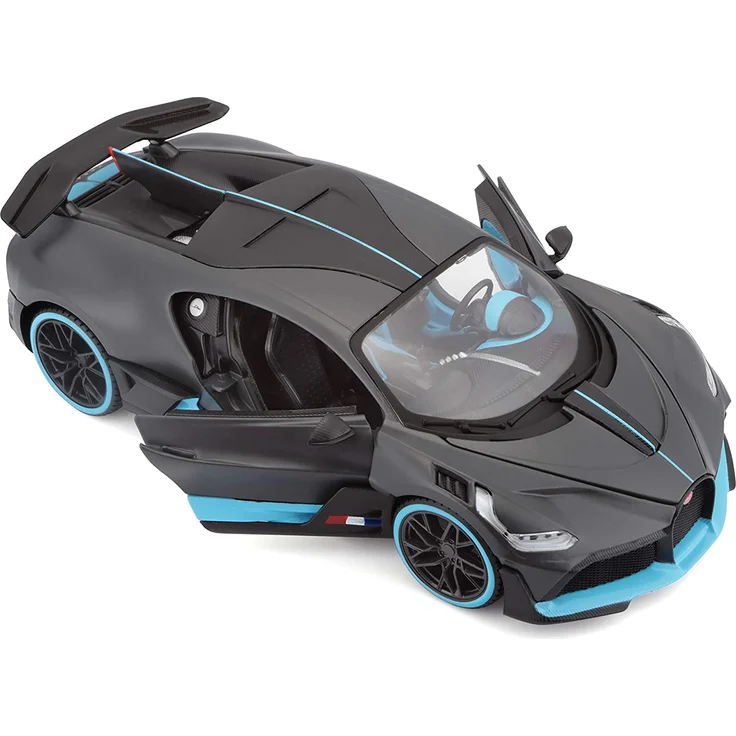 Maisto 531526 Bugatti Divo Modellauto im Maßstab 1:24, dunkelgrau – Bild 4