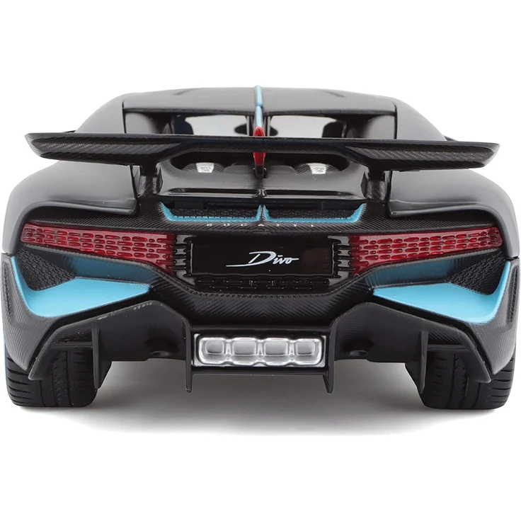 Maisto 531526 Bugatti Divo Modellauto im Maßstab 1:24, dunkelgrau – Bild 3