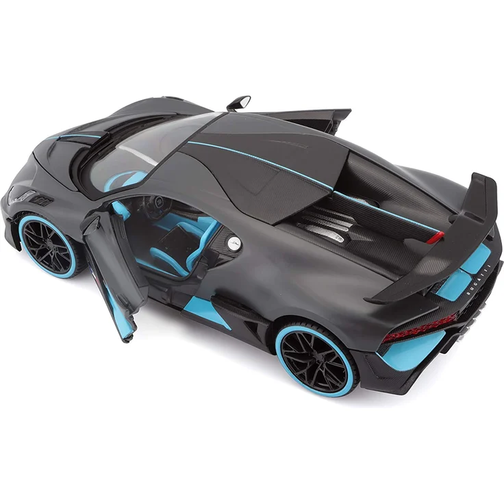 Maisto 531526 Bugatti Divo Modellauto im Maßstab 1:24, dunkelgrau – Bild 5
