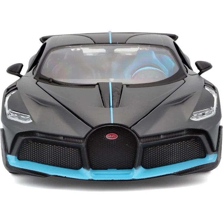 Maisto 531526 Bugatti Divo Modellauto im Maßstab 1:24, dunkelgrau – Bild 2