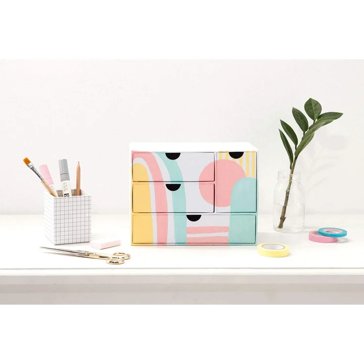 Folia, Pappschachtel Kommode, 21x9,6x16 cm, 3317 – Bild 4