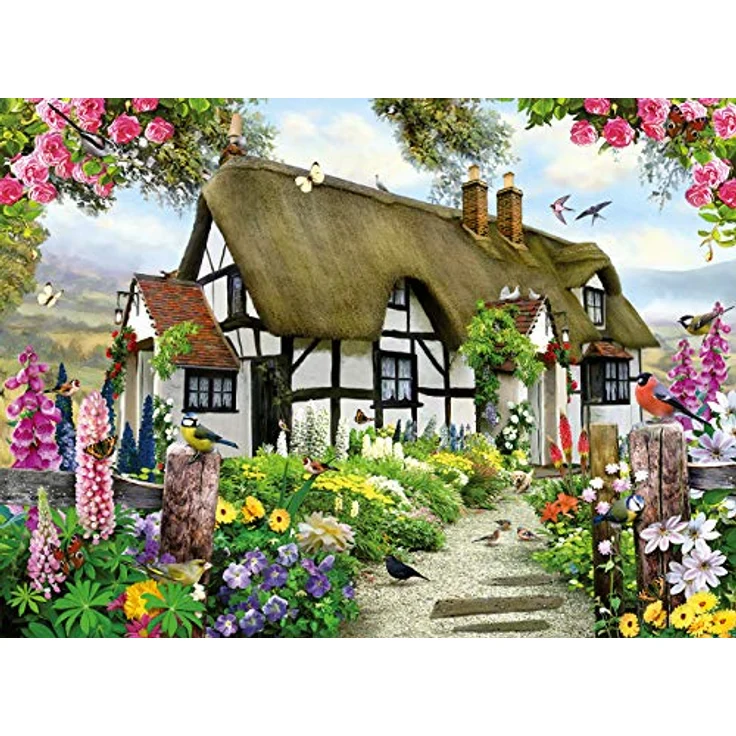 Ravensburger Puzzle Verträumtes Cottage 500 Teile – Bild 5