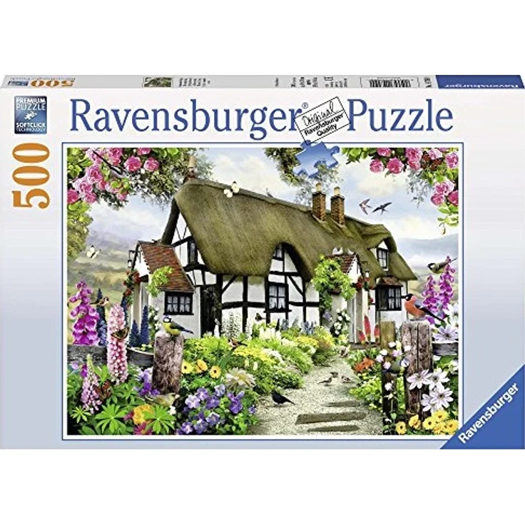 Ravensburger Puzzle Verträumtes Cottage 500 Teile – Bild 1