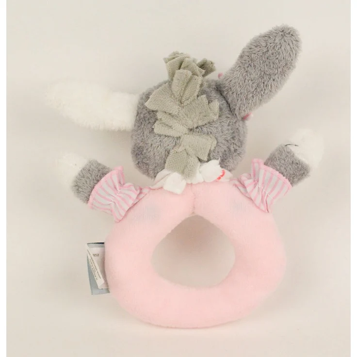 Sterntaler Greifling Emmi Girl, Alter: 0-36 Monate, Größe: 16 cm, Farbe: Grau/Rosa – Bild 4