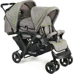 CHIC 4 BABY 274 32 Geschwisterwagen Duo, Jeans grey, grau