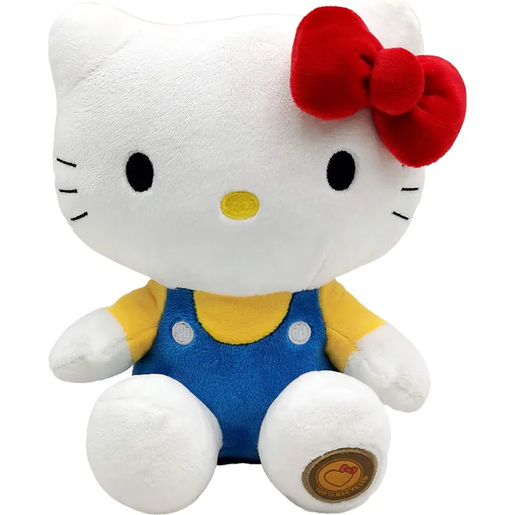 Joy Toy 20612 Hello Kitty Classic Eco Plush 24 cm, Mehrfarbig – Bild 3