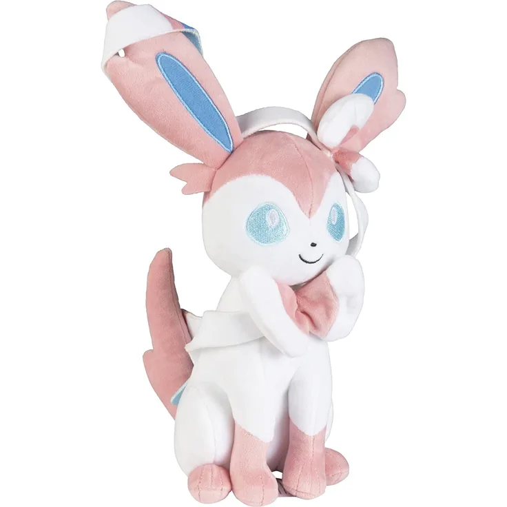 Pokemon Kuscheltier Sylveon Feelinara 20 cm – Plüschtier – Neue 2022 – Plush - Offiziell Lizenziertes Spielzeug