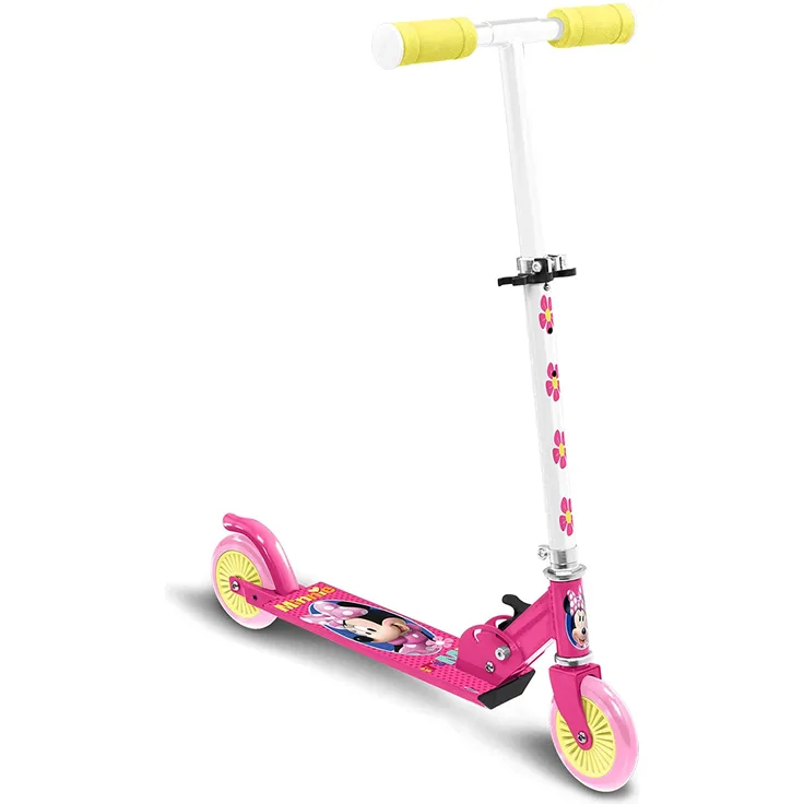 Kinderstep Minnie Mouse Mädchen Fußbremse Rosa/Weiß