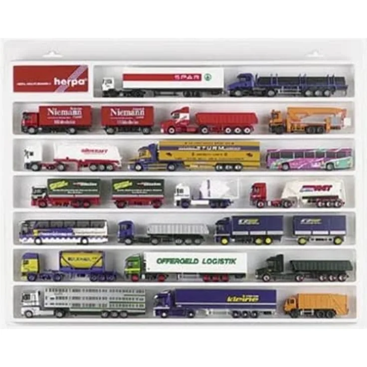 Herpa 029216 1:87 LKW-Schaukasten wei, (57cm x 45cm x 3,5cm)