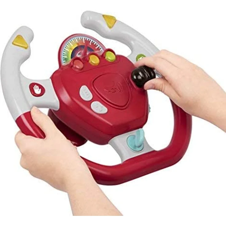 Battat BT2525Z Interaktives Lenkrad Spielzeug auch für unterwegs und Autofahrten mit Lichtern und Geräuschen für Kinder ab 2 Jahren – Bild 4