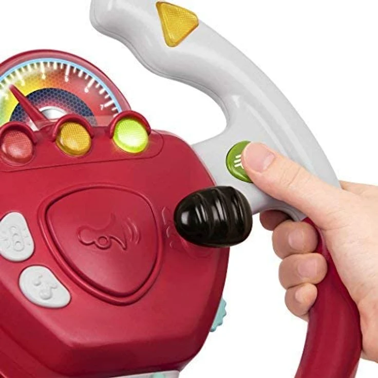 Battat BT2525Z Interaktives Lenkrad Spielzeug auch für unterwegs und Autofahrten mit Lichtern und Geräuschen für Kinder ab 2 Jahren – Bild 5