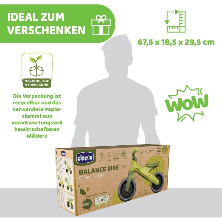 Chicco ECO+ Loopfiets Grün – Bild 9