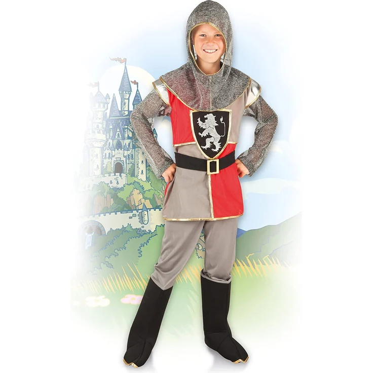 Kinderkostüm 82136 - Tapferer Ritter, grau – Bild 4