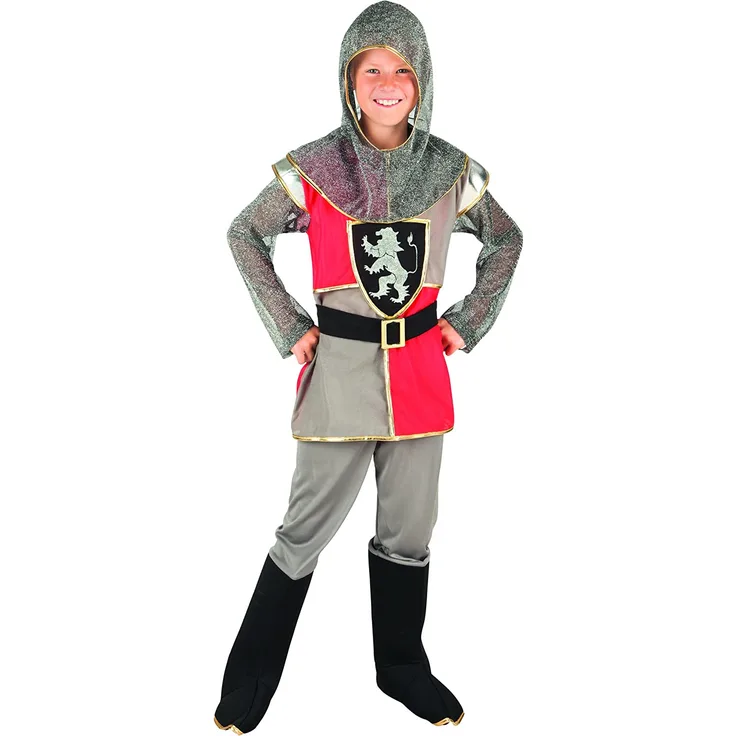 Kinderkostüm 82136 - Tapferer Ritter, grau