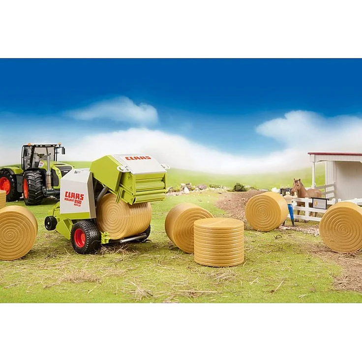 Bruder 02121 - Claas Rollant 250 Rundballenpresse – Bild 5