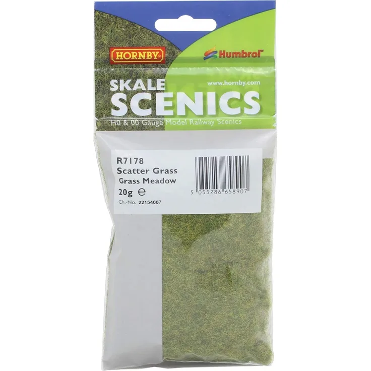 Humbrol R7178 Skale Scenics Static Grass - Grass Meadow, 2. 5mm