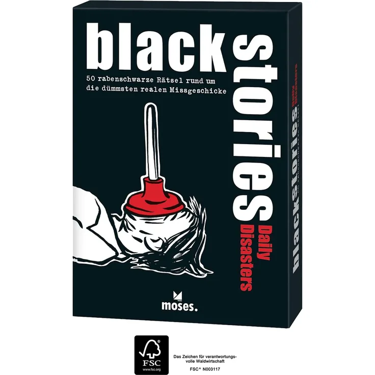 black stories - Daily Disasters Edition: 50 rabenschwarze Rätsel rund um die dümmsten realen Missgeschicke: 50 rabenschwarze Rtsel rund um die dmmsten realen Missgeschicke