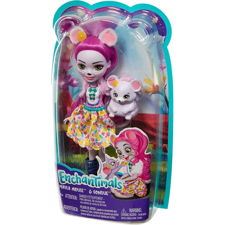 Enchantimals FXM76 Mayla Mouse & Fondue – Bild 6