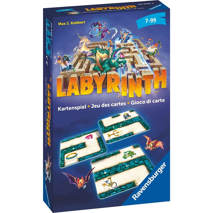 Ravensburger® - Labyrinth Kartenspiel 20849 - Der Familienklassiker für 2 - 6 Spieler - Spiel für Kinder ab 7 Jahren - Preisvergleich – Bild 2