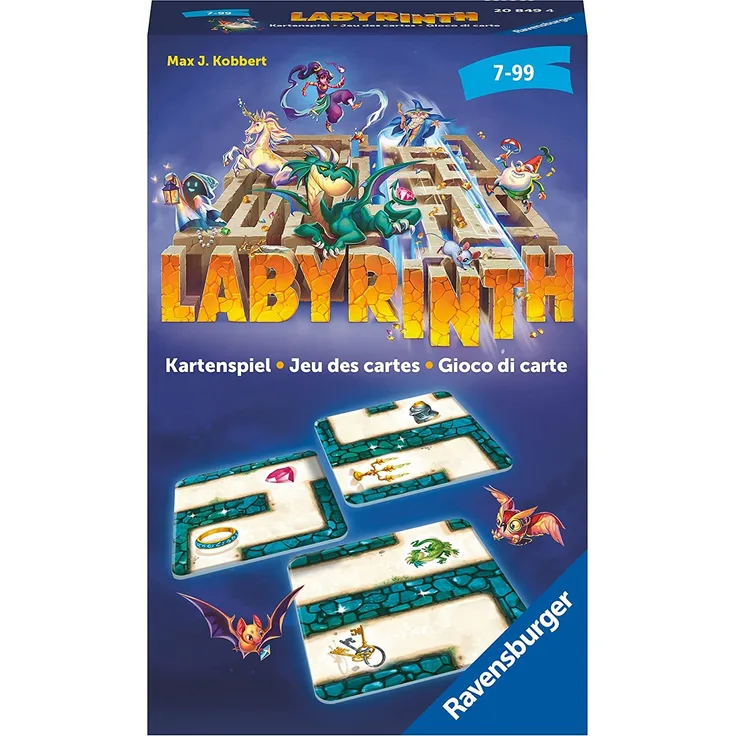 Ravensburger® - Labyrinth Kartenspiel 20849 - Der Familienklassiker für 2 - 6 Spieler - Spiel für Kinder ab 7 Jahren - Preisvergleich