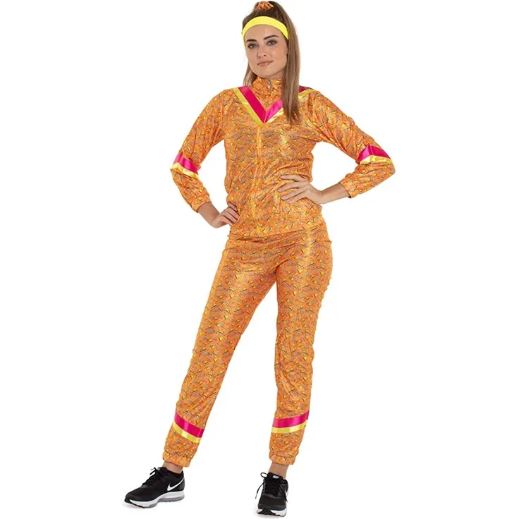 Folat trainingsanzug Damen Polyester orange Größe S/M