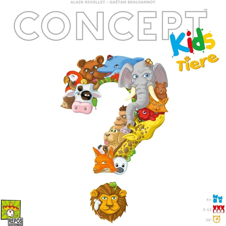 Asmodee Concept Kids Tiere, Kinderspiel, Ratespiel Deutsch – Bild 6