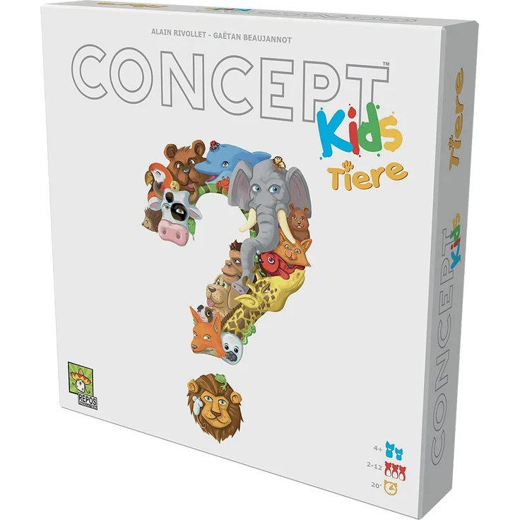 Asmodee Concept Kids Tiere, Kinderspiel, Ratespiel Deutsch – Bild 5