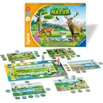 Ravensburger tiptoi Spiel 00121 Unterwegs in der Natur - Heimische Natur und Tiere entdecken, Lernspiel für Kinder ab 4