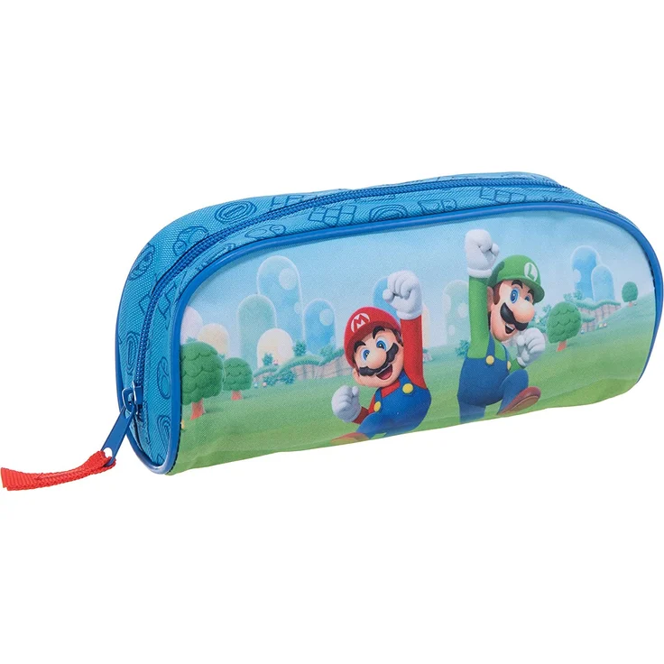 Super Mario - Schüleretui - blau/grün – Bild 1