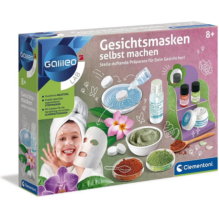 Clementoni Galileo Gesichtsmasken selbst machen