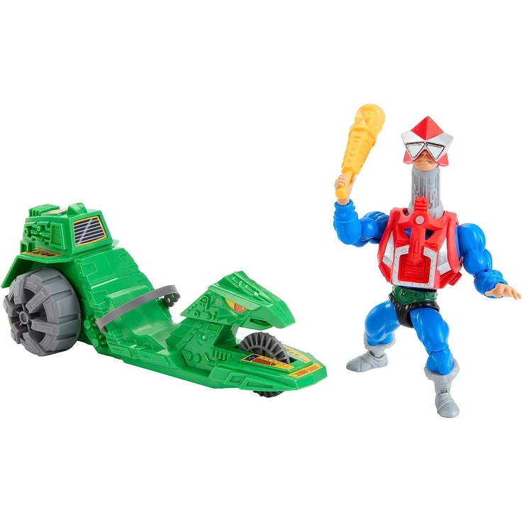 Masters of the Universe HKM62 - MOTU Origins Fahrzeug und Actionfigur Ground Ripper und Mekaneck, inspiriert von dem Road Ripper aus den 1980er Jahren, MOTU Spielzeugauto, Action Figur ab 6 Jahren – Bild 1