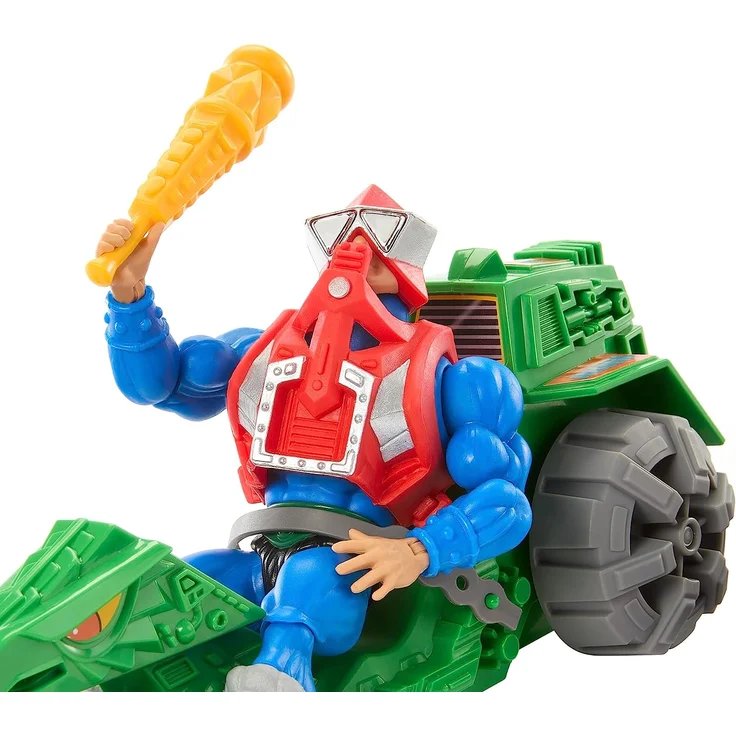 Masters of the Universe HKM62 - MOTU Origins Fahrzeug und Actionfigur Ground Ripper und Mekaneck, inspiriert von dem Road Ripper aus den 1980er Jahren, MOTU Spielzeugauto, Action Figur ab 6 Jahren – Bild 2