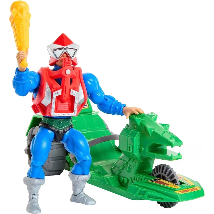Masters of the Universe HKM62 - MOTU Origins Fahrzeug und Actionfigur Ground Ripper und Mekaneck, inspiriert von dem Road Ripper aus den 1980er Jahren, MOTU Spielzeugauto, Action Figur ab 6 Jahren – Bild 3