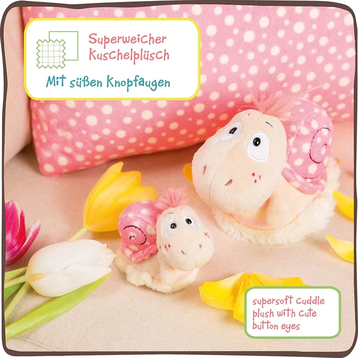 Kuscheltier Schnecke blau – Bild 5