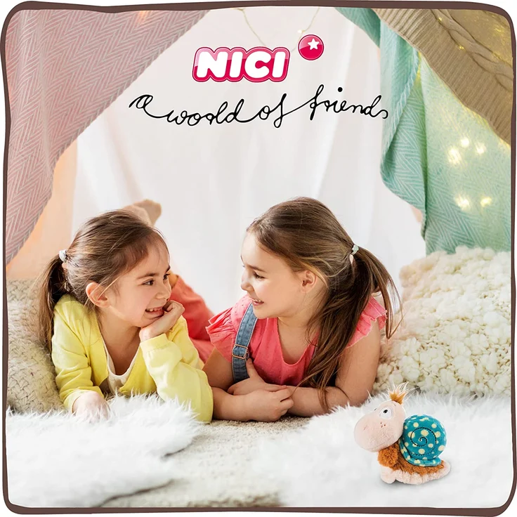 Kuscheltier Schnecke blau – Bild 6