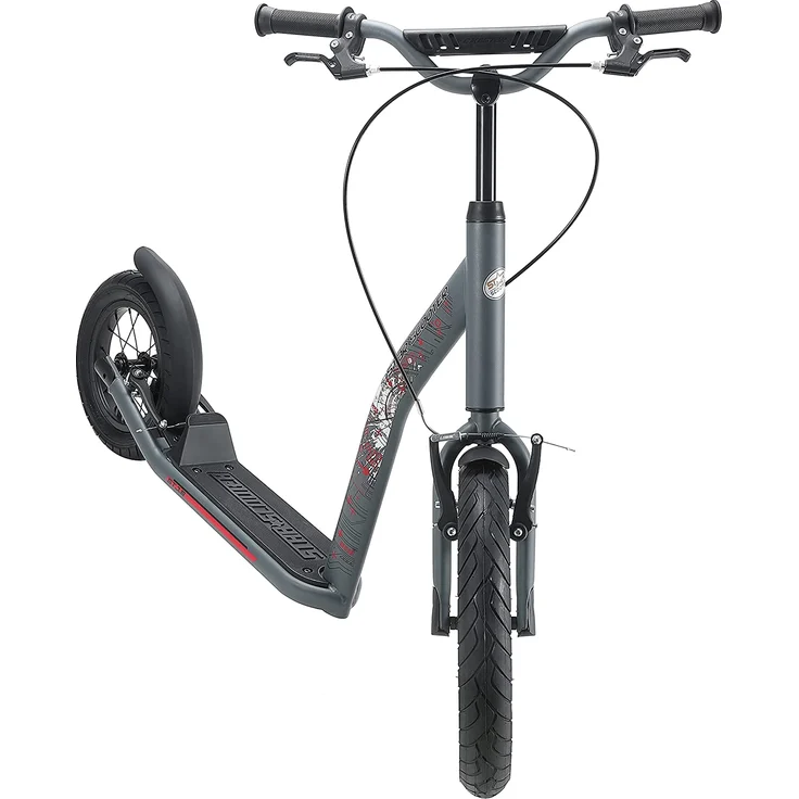 BIKESTAR Tretroller Kinderroller ab 8 Jahre | 16 Zoll New Gen Sport | Chrom – Bild 5