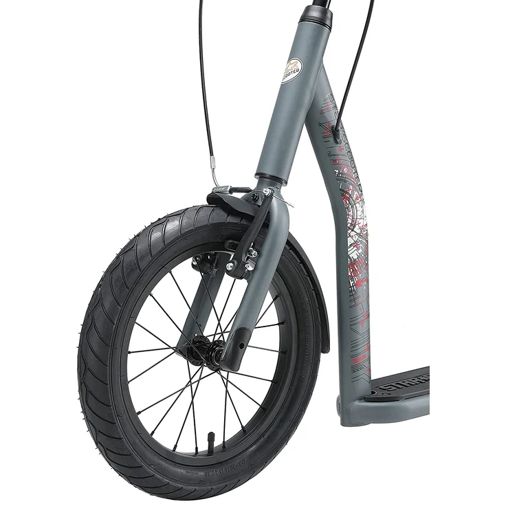 BIKESTAR Tretroller Kinderroller ab 8 Jahre | 16 Zoll New Gen Sport | Chrom – Bild 7