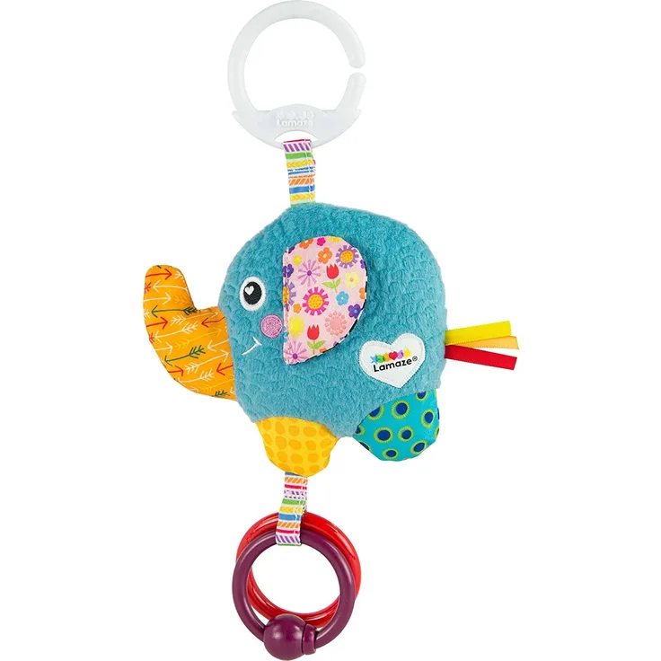 LAMAZE L27526 Greifling, Babyspielzeug, Anhänger, Babyanhänger, mehrfarbig