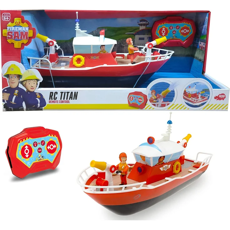 Dickie ferngesteuertes Feuerwehr Boot Fireman Sam RC Titan 203097006 – Bild 7