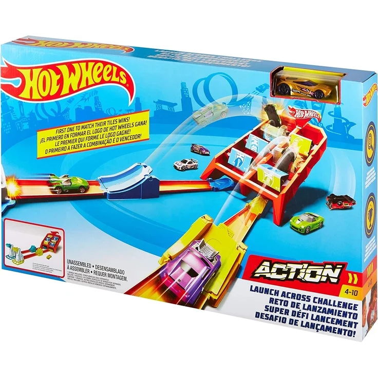 Hot Wheels GBF89 - Powersprung Challenge Trackset, Spielzeug ab 4 Jahren – Bild 9
