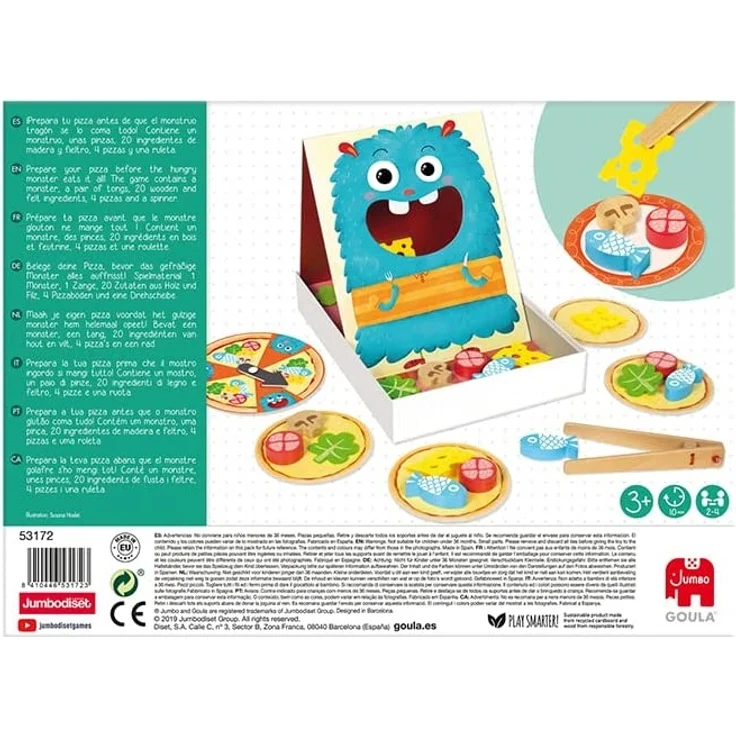kinderspiel Hungry Monster junior Holz/Filz 27-teilig – Bild 9