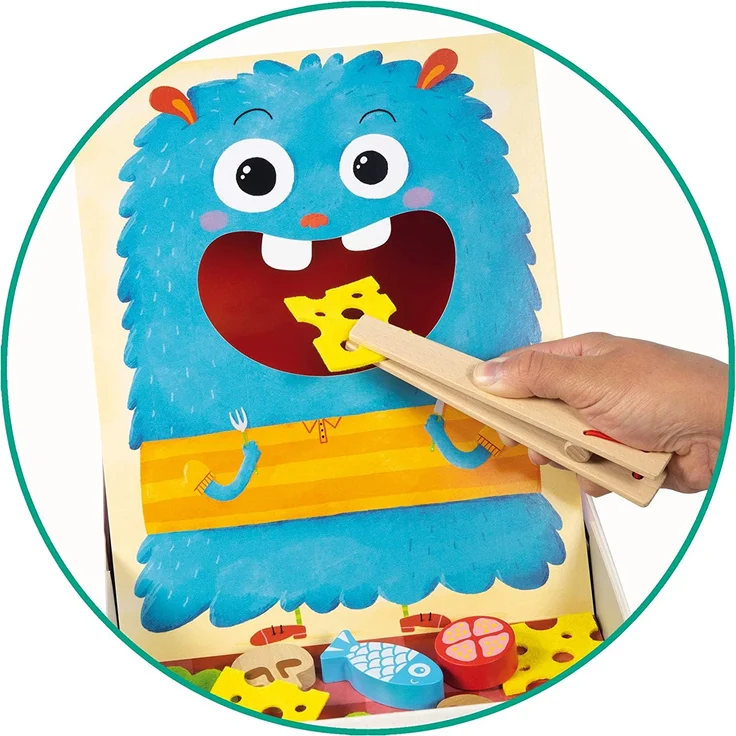 kinderspiel Hungry Monster junior Holz/Filz 27-teilig – Bild 6
