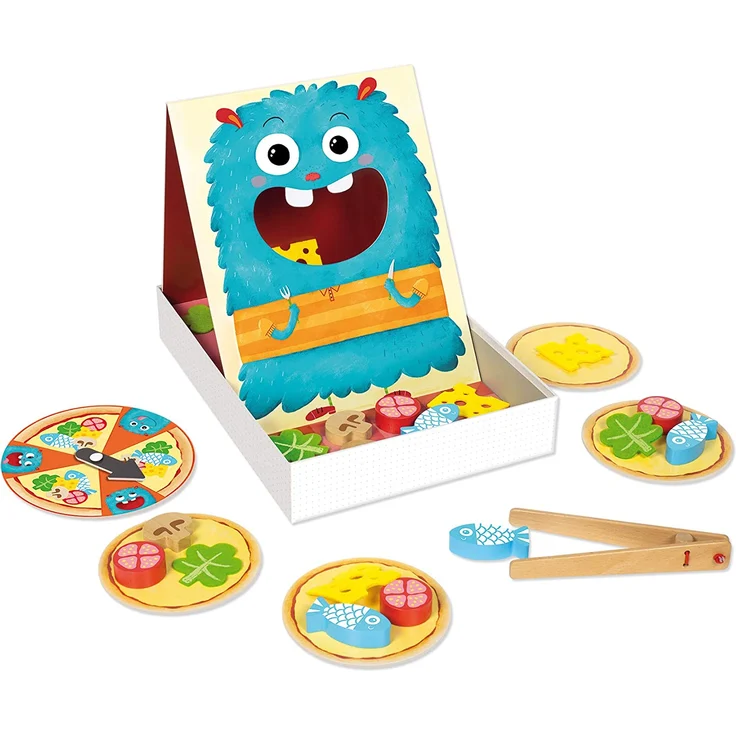 kinderspiel Hungry Monster junior Holz/Filz 27-teilig – Bild 5