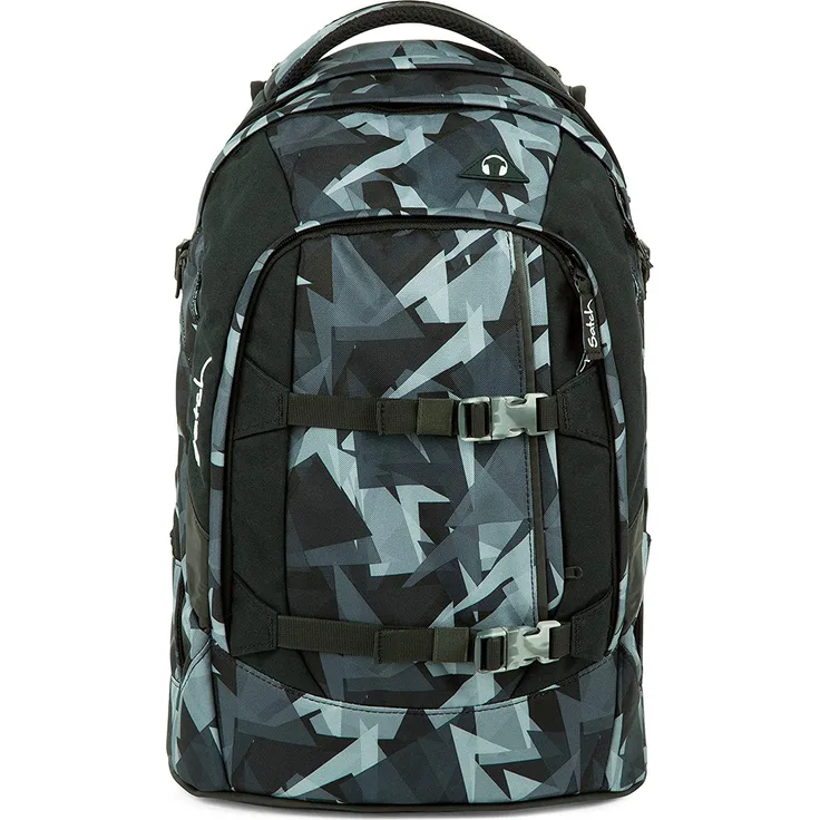 Satch Schulrucksack Pack - Motiv: Gravity Grey, 45 cm, 30 Liter, 1,2 kg - Farbe: grau,schwarz