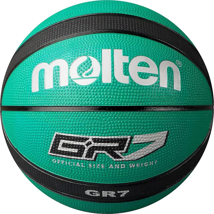 Molten Basketball, grün-schwarz, 7 – Bild 1